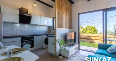 appartement f2 meublé - le tampon  -  loyer 650 cc - dispo le 11/08/2025