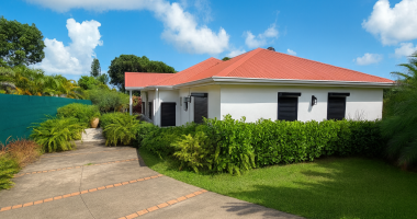 vente villa f5 de standing dans un lotissement sécurisé à petit-bourg